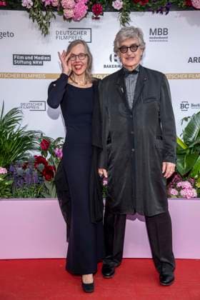 ABB FILMPREIS- Donata Wenders und Wim Wenders zu Gast auf dem roten Teppich bei der Verleihung des Deutschen Filmpreis Lola 26 am Palais am Funkturm am 29.05.2026 in Berlin Berlin Deutschland *** ABB FILMPREIS Donata Wenders and Wim Wenders as guests on the red carpet at the German Film Award Lola 26 ceremony at Palais am Funkturm on 29 05 2026 in Berlin Berlin Germany