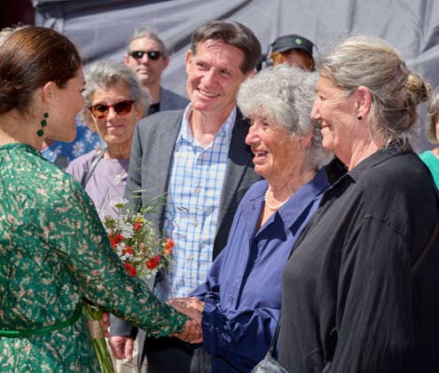 2026-05-29 LANDSKRONA SWEDEN Crown Princess Victoria of Sweden. Crown Princess Victoria opens the exhibition Escape in 1943. In the autumn of 1943, one of the largest rescue operations of the Holocaust took place when thousands of Danish Jews fled across the Sound to Sweden. With the help of fishermen, the resistance movement and civilians, the majority of Denmark s Jewish population was able to escape the Nazi deportations. PICTURE: Crownprincess Victoria and Birthe Trommer, is a Danish-American Holocaust survivor. PHOTO: Stefan Lindblom TT code 20116 Sweden x20116x *** 2026 05 29 LANDSKRONA SWEDEN Crown Princess Victoria of Sweden Crown Princess Victoria opens the exhibition Escape in 1943 In the autumn of 1943, one of the largest rescu  Copyright: xStefanxLindblom TTx Royal Swedish Family dBX4lb6KKvg