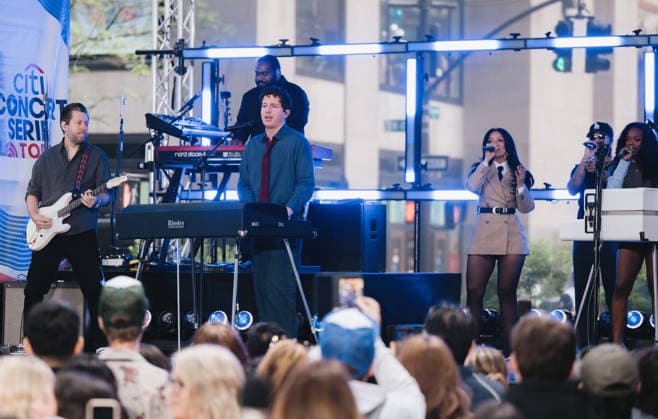 May 29, 2026, New York, Ny, United States: Charlie Puth performs at The Today Show 2026 Citi Concert Series. Held at Rockefeller Plaza in New York. Dinara Khairova Zuma Press May 29, 2026. New York United States - ZUMAp281 20260529_zea_p281_003 Copyright: xPhotoxImagexPressx