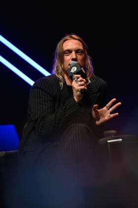 RECORD DATE NOT STATED HONG KONG-ENTERTAINMENT JAMIE CAMPBELL BOWER Jamie Campbell Bower, a British actor, speaking at event of Comic Con 2026 in Hong Kong, May 30, 2026.NEXPHER Kobe Li HKG