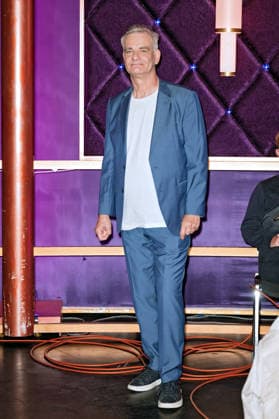 MDR - Riverboat. Schauspieler Heinrich Schafmeister anläßlich der Aufzeichnung der MDR - Talkshow Riverboat am 29.05.2026 in der Mediacity Leipzig. 20260529SFL0006 *** MDR Riverboat actor Heinrich Schafmeister on the occasion of the recording of the MDR talk show Riverboat on 29 05 2026 at Mediacity Leipzig 20260529SFL0006