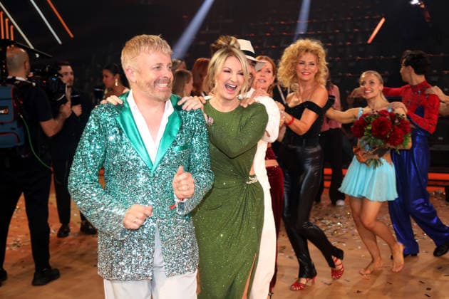 Finale der TV Sendung LetÂ s Dance in Köln Ross Antony und Frauke Ludowig beim Finale der 19. Staffel der RTL-Tanzshow LetÂ s Dance im Coloneum Köln NRW Deutschland *** Final of the TV show Lets Dance in Cologne Ross Antony and Frauke Ludowig at the final of the 19th season of the RTL dance show Lets Dance at the Coloneum Cologne NRW Germany Copyright: xMatthiasxGränzdörferx