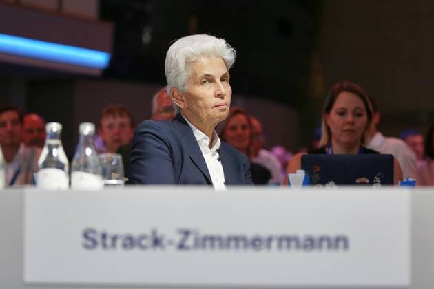 Berlin, Deutschland, 30.05.2026: Estrel: 77. Bundesparteitag der FDP: Marie-Agnes Strack-Zimmermann nach Bekanntgabe ihrer Kandidatur *** Berlin, Germany, 30 05 2026 Estrel 77 Federal Party Conference of the FDP Marie Agnes Strack Zimmermann after announcing her candidacy Copyright: xdtsxNachrichtenagenturx dts_121157