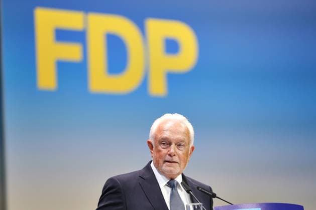 Berlin, Deutschland, 30.05.2026: Estrel: 77. Bundesparteitag der FDP: Wolfgang Kubicki, der sich zum Parteichef wählen lassen will *** Berlin, Germany, 30 05 2026 Estrel 77 Federal Party Conference of the FDP Wolfgang Kubicki, who wants to be elected party leader Copyright: xdtsxNachrichtenagenturx dts_121162