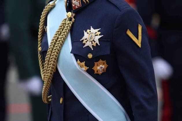 Spanish King Felipe VI, Spanish Queen Letizia and Spanish Infanta Leonor during Spain s National Armed Forces Day 2026 in Vigo on Friday, 29 May 2026. Cordon Press 