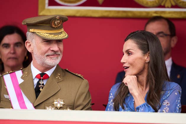 Spanish Royals Attend the Armed Forces Day King Felipe VI of Spain, Queen Letizia of Spain attends the Armed Forces Day on May 30, 2026 in Vigo, Spain Photo by IMAGO MPG Vigo Galicia Spain  Copyright: xMPGx