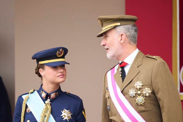 Spanish Royals Attend the Armed Forces Day King Felipe VI of Spain, Crown Princess Leonor attends the Armed Forces Day on May 30, 2026 in Vigo, Spain Photo by IMAGO MPG Vigo Galicia Spain  Copyright: xMPGx