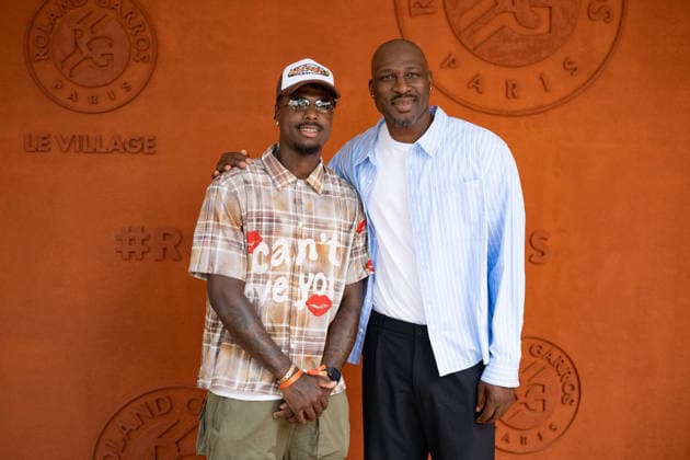French Open - VIPs Pose At The Village LZ Allan and Florent Pietrus attend the 2026 French Open at Roland Garros on May 30, 2026 in Paris, France. Photo by Laurent Zabulon ABACAPRESS.COM  Copyright: xZabulonxLaurent ABACAx