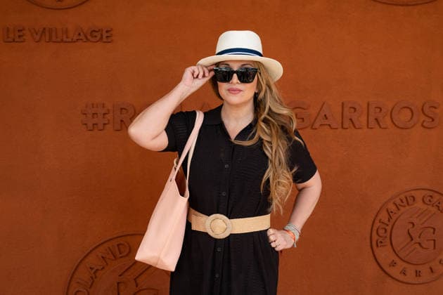 French Open - VIPs Pose At The Village LZ Helene Segara attends the 2026 French Open at Roland Garros on May 30, 2026 in Paris, France. Photo by Laurent Zabulon ABACAPRESS.COM  Copyright: xZabulonxLaurent ABACAx