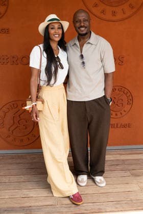 French Open - VIPs Pose At The Village LZ Jennifer Galap and Harry Rolselmack attend the 2026 French Open at Roland Garros on May 30, 2026 in Paris, France. Photo by Laurent Zabulon ABACAPRESS.COM  Copyright: xZabulonxLaurent ABACAx