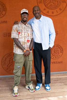 French Open - VIPs Pose At The Village LZ Allan and Florent Pietrus attend the 2026 French Open at Roland Garros on May 30, 2026 in Paris, France. Photo by Laurent Zabulon ABACAPRESS.COM  Copyright: xZabulonxLaurent ABACAx