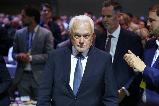 Berlin, Deutschland, 30.05.2026: Estrel: 77. Bundesparteitag der FDP: Wolfgang Kubicki wenige Sekunden nach Bekanntgabe des Ergebnisses seiner Wahl zum Parteichef *** Berlin, Germany, 30 05 2026 Estrel 77 FDP Federal Party Conference Wolfgang Kubicki a few seconds after announcing the result of his election as party leader Copyright: xdtsxNachrichtenagenturx dts_121199