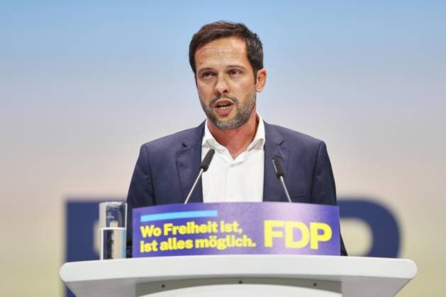 Berlin, Deutschland, 30.05.2026: Estrel: 77. Bundesparteitag der FDP: Martin Hagen *** Berlin, Germany, 30 05 2026 Estrel 77 Federal Party Conference of the FDP Martin Hagen Copyright: xdtsxNachrichtenagenturx dts_121210