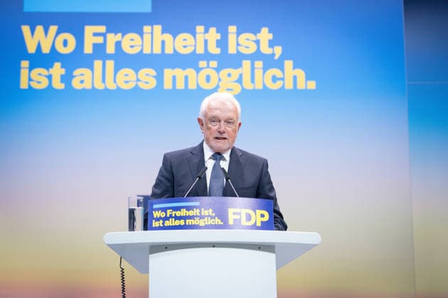 77. Ordentlicher Bundesparteitag, FDP, Berlin Berlin, FDP, 77. Ordentlicher Bundesparteitag, Freie Demokraten, Estrel, Bundesvorsitzender, Wolfgang Kubicki Berlin Berlin GER *** 77 Ordinary Federal Party Conference, FDP, Berlin Berlin, FDP, 77 Ordinary Federal Party Conference, Free Democrats, Estrel, Federal Chairman, Wolfgang Kubicki Berlin Berlin GER