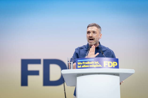 77. Ordentlicher Bundesparteitag, FDP, Berlin Berlin, FDP, 77. Ordentlicher Bundesparteitag, Freie Demokraten, Estrel, Konstantin Kuhle Berlin Berlin GER *** 77 Ordinary Federal Party Conference, FDP, Berlin Berlin, FDP, 77 Ordinary Federal Party Conference, Free Democrats, Estrel, Konstantin Kuhle Berlin Berlin GER