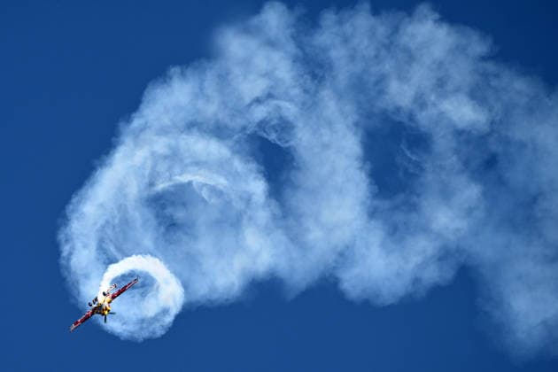 May 30, 2026, Hradec Kralove, Czech Republic: Czech aerobatic pilot Martin Sonka with the Extra 300SR performing at this year s Aviaticka airshow aviation showcase, held on May 30, 2026 in Hradec Kralove, Czech Republic. Hradec Kralove Czech Republic - ZUMAr156 20260530_aap_r156_028 Copyright: xSlavekxRutax