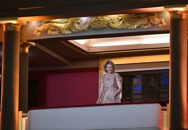 Queen Mathilde of Belgium pictured at the final of the 2026 Queen Elisabeth Cello Competition, at the Brussels Bozar concert hall, Saturday 30 May 2026. This year s edition of the competition for career-starting musicians takes place from 4 to 30 May.  EMILExWINDAL 175503485