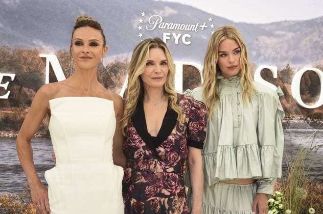 Michelle Pfeiffer, Beau Garrett, Elle Chapman at arrivals for THE MADISON FYC Screening, Saban Media Center, North Hollywood, Los Angeles, CA, May 30, 2026. Photo By: Elizabeth Goodenough Everett Collection THE MADISON FYC Screening PUBLICATIONXNOTxINxCANxCHNxFRAxITAxJPNxNORxPOLxRUSxESPxUKxUSA