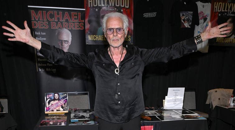 Hollywood Show - Los Angeles 2026 Michael Des Barres at the summer 2026 Hollywood Show held at the Marriott Burbank Airport Hotel on May 30 2026 in Burbank, CA. Burbank Los Angeles Marriott Burbank Airport Hotel California USA Copyright: xLisaxOConnorx xAFF-USA.comx