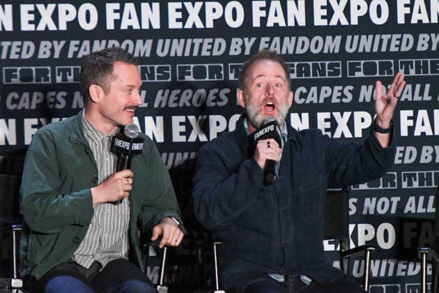 May 30, 2026, Philadelphia, Pennsylvania, United States: Actors ELIJAH WOOD and BILLY BOYD participate in a fan Q&A the Philadelphia FanExpo held at the Philadelphia Convention Center in downtown Philadelphia PA Philadelphia United States - ZUMArf1_ 20260530_zaf_rf1_083 Copyright: xRickyxFitchettx