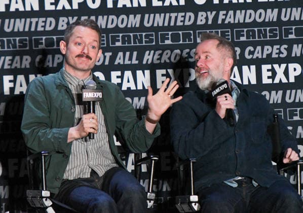 May 30, 2026, Philadelphia, Pennsylvania, United States: Actors ELIJAH WOOD and BILLY BOYD participate in a fan Q&A the Philadelphia FanExpo held at the Philadelphia Convention Center in downtown Philadelphia PA Philadelphia United States - ZUMArf1_ 20260530_zaf_rf1_079 Copyright: xRickyxFitchettx