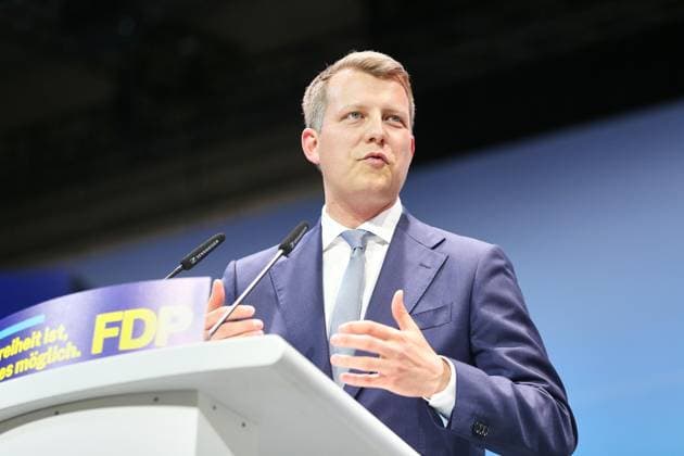 Berlin, Deutschland, 30.05.2026: Estrel: 77. Bundesparteitag der FDP: Henning Höne *** Berlin, Germany, 30 05 2026 Estrel 77 Federal Party Conference of the FDP Henning Höne Copyright: xdtsxNachrichtenagenturx dts_121246