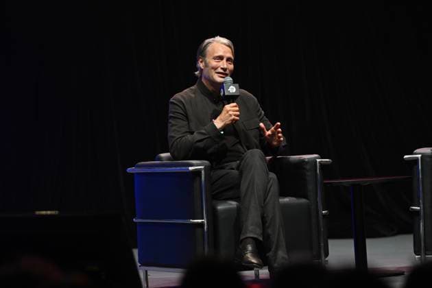 RECORD DATE NOT STATED HONG KONG-ENTERTAINMENT MADS MIKKELSEN Mads Mikkelsen, a Danish actor, speaking at event of Comic Con 2026 in Hong Kong, May 31, 2026. Hong Kong