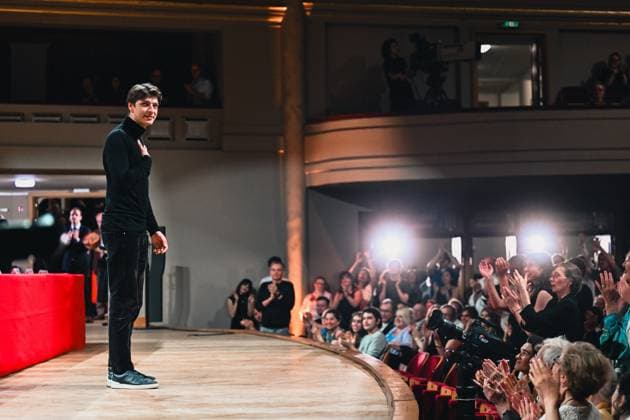 Ivan Sendetsky of Russia pictured after the final of the 2026 Queen Elisabeth Cello Competition, at the Brussels Bozar concert hall, Saturday 30 May 2026. This year s edition of the competition for career-starting musicians takes place from 4 to 30 May.  EMILExWINDAL 175512766