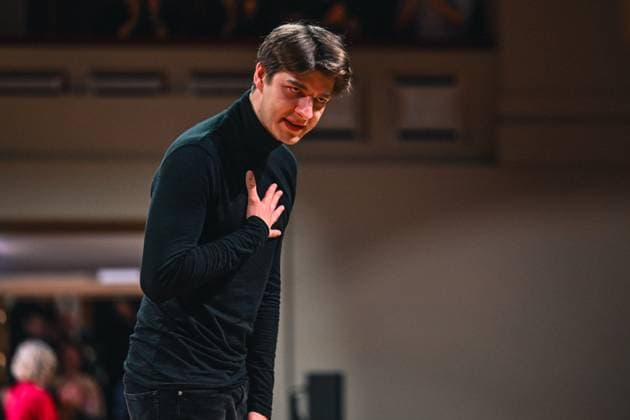 Ivan Sendetsky of Russia pictured after the final of the 2026 Queen Elisabeth Cello Competition, at the Brussels Bozar concert hall, Saturday 30 May 2026. This year s edition of the competition for career-starting musicians takes place from 4 to 30 May.  EMILExWINDAL 175512767