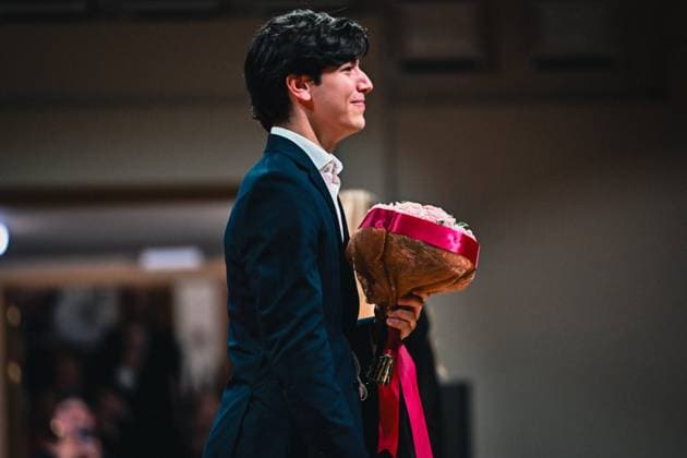 Alvaro Lozano Cames of Spain pictured after finishing in fourth place at the final of the 2026 Queen Elisabeth Cello Competition, at the Brussels Bozar concert hall, Saturday 30 May 2026. This year s edition of the competition for career-starting musicians takes place from 4 to 30 May.  EMILExWINDAL 175512792