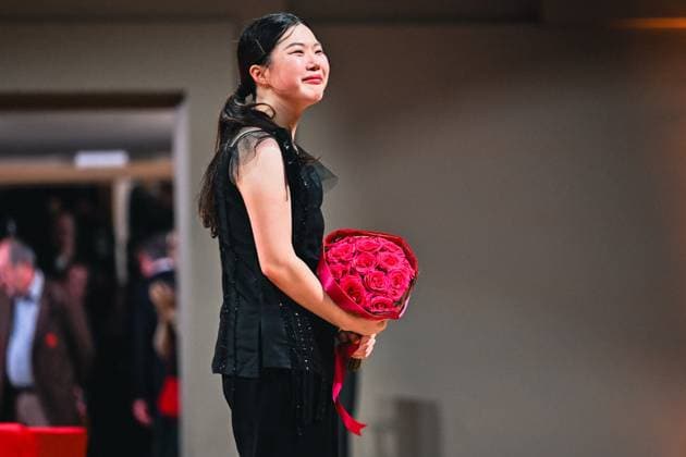 Tae-Yeon Kim of South Korea pictured after finishing in second place at the final of the 2026 Queen Elisabeth Cello Competition, at the Brussels Bozar concert hall, Saturday 30 May 2026. This year s edition of the competition for career-starting musicians takes place from 4 to 30 May.  EMILExWINDAL 175512808