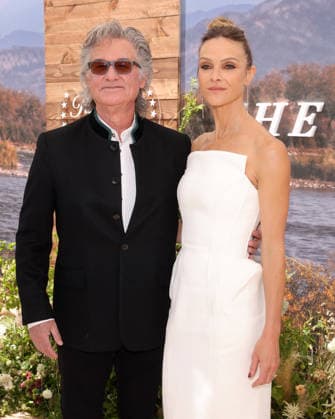 Kurt Russell and Beau Garrett attend the LA Emmy FYC Official Clips And Conversation For Paramount+ Original The Madison at the Television Academy s Wolf Theatre at the Saban Media Center in North Hollywood on Saturday, May 30, 2026.  LAP20260530253 GREGxGRUDT