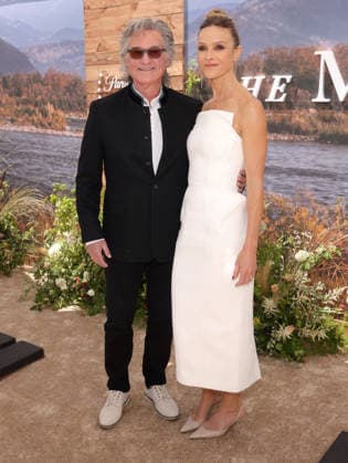 Kurt Russell and Beau Garrett attend the LA Emmy FYC Official Clips And Conversation For Paramount+ Original The Madison at the Television Academy s Wolf Theatre at the Saban Media Center in North Hollywood on Saturday, May 30, 2026.  LAP20260530254 GREGxGRUDT