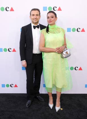 Christian Kane and Afshan Lakha attend the MOCA Gala 2026 at The Geffen Contemporary at MOCA in Los Angeles, CA on Saturday, May 30, 2026.  LAP20260530497 GregxGrudt