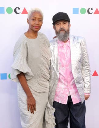 Ari Marcopoulos and Kara Walker attend the MOCA Gala 2026 at The Geffen Contemporary at MOCA in Los Angeles, CA on Saturday, May 30, 2026.  LAP20260530463 GregxGrudt