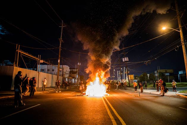 Clashes outside ICE Detention Facility in New Jersey NEW JERSEY, UNITED STATES - MAY 30: Protestors and New Jersey State Police clash outside Delaney Hall, a private prison being used as an ICE detention center, in Newark, New Jersey, United States on May 30, 2026. Delaney Hall has been the site of ongoing protests due to poor living conditions for ICE detainees. Thomas Hengge Anadolu New Jersey United States. Editorial use only. Please get in touch for any other usage.  Copyright: x2026xAnadoluxThomasxHenggex
