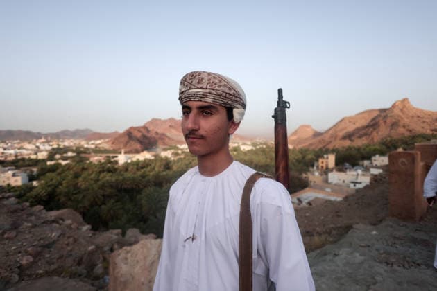 Fanja Azwa Festival in Oman FANJA, OMAN - MAY 30: Hundreds of people gather to take part in the traditional Fanja Azwa cultural event, a centuries-old celebration held during religious holidays, in Fanja, Ad Dakhiliyah region, Oman on May 30, 2026. The event, which has a history spanning more than 500 years, featured mass processions and performances of traditional Omani folk arts. The celebrations concluded with a ceremonial cannon firing. Shady Alassar Anadolu Fanja Oman. Editorial use only. Please get in touch for any other usage.  Copyright: x2026xAnadoluxShadyxAlassarx