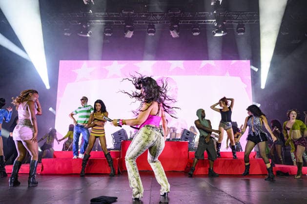 Music Concert - Spring Attitude Festival - 15th Edition Nathy Peluso and dancers perform during the live at Spring Attitude Festival 15th edition Day 2 on stage of Convention Center La Nuvola on May 30,2026 in Rome ,Italy Rome Roma Convention Center Italy Copyright: xRobertoxBettacchix xLiveMediax LPM_2486391