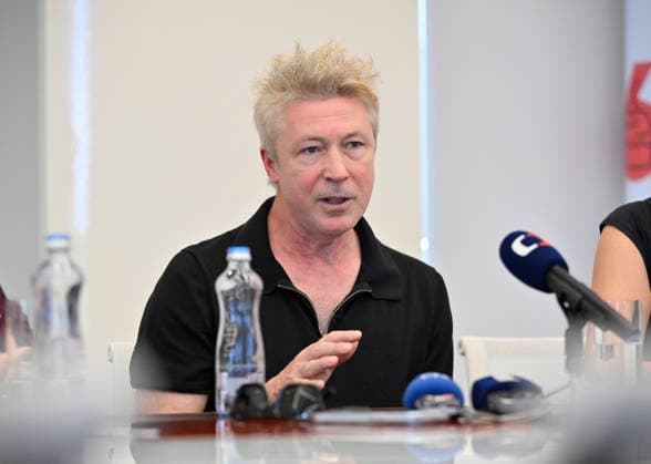 Actor Aidan Gillen from Ireland, member of delegation to the Irish film Trad, at the Zlin Film Festival, 66th International Film Festival for Children and Youth, Zlin, Czech Republic, May 31, 2026. (CTKxPhoto DaliborxGluck) CTKPhotoP2026053103194  CTKPhotoP2026053103194