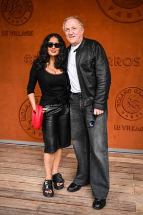 May 31, 2026, Paris, France, France: Francois-Henri PINAULT and Salma HAYEK during the Roland-Garros 2026, French Open 2026, Grand Slam tennis tournament at Roland-Garros Stadium on May 31, 2026 in Paris, France. Paris France  - ZUMAm308 20260531_zsp_m308_045 Copyright: xMatthieuxMirvillex
