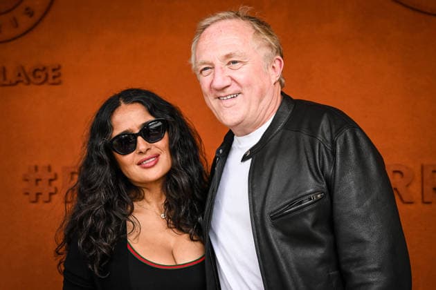 May 31, 2026, Paris, France, France: Francois-Henri PINAULT and Salma HAYEK during the Roland-Garros 2026, French Open 2026, Grand Slam tennis tournament at Roland-Garros Stadium on May 31, 2026 in Paris, France. Paris France - ZUMAm308 20260531_zsp_m308_047 Copyright: xMatthieuxMirvillex