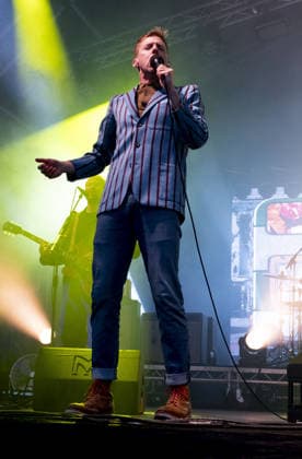 The Kaiser Chiefs perform at Wychwood Festival at Cheltenham Racecourse Featuring: The Kaiser Chiefs, Ricky Wilson Where: Cheltenham, United Kingdom When: 30 May 2026 Credit: CelebrityPhotosUK Cover Images EDITORIAL USE ONLY. NOT FOR USE BY NEWSPAPERS BASED IN THE UK. Copyright: xx coverimg55739802