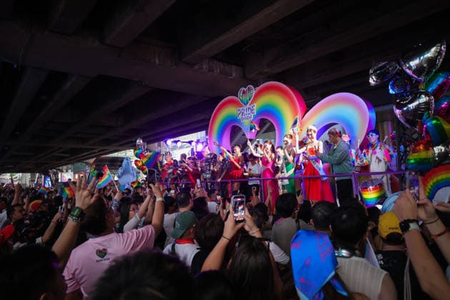 Bangkok Pride Parade in Thailand - 31 May 2026 Participants celebrate during the Bangkok Pride Parade 2026. Bangkok Thailand Copyright: xSeksanxRochanametakulx xSOPAxImagesx IMG_6951