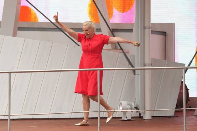 ZDF-Fernsehgarten 2026. Andrea (Kiwi) Kiewel im ZDF Fernsehgarten mit dem Motto Bingo-Party am 31.05.2026 in Mainz. Mainz ZDF Fernsehgarten Rheinland-Pfalz *** ZDF Fernsehgarten 2026 Andrea Kiwi Kiewel in the ZDF Fernsehgarten with the motto Bingo Party on 31 05 2026 in Mainz Mainz ZDF Fernsehgarten Rheinland Pfalz