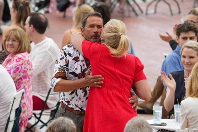 ZDF-Fernsehgarten 2026. Andrea (Kiwi) Kiewel und Markus Schöffl im ZDF Fernsehgarten mit dem Motto Bingo-Party am 31.05.2026 in Mainz. Mainz ZDF Fernsehgarten Rheinland-Pfalz *** ZDF Fernsehgarten 2026 Andrea Kiwi Kiewel and Markus Schöffl in the ZDF Fernsehgarten with the motto Bingo Party on 31 05 2026 in Mainz Mainz ZDF Fernsehgarten Rheinland Pfalz