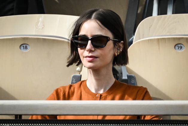 May 31, 2026, Paris, France, France: Lily Collins during the Roland-Garros 2026, French Open 2026, Grand Slam tennis tournament at Roland-Garros Stadium on May 31, 2026 in Paris, France. Paris France - ZUMAm308 20260531_zsp_m308_077 Copyright: xMatthieuxMirvillex