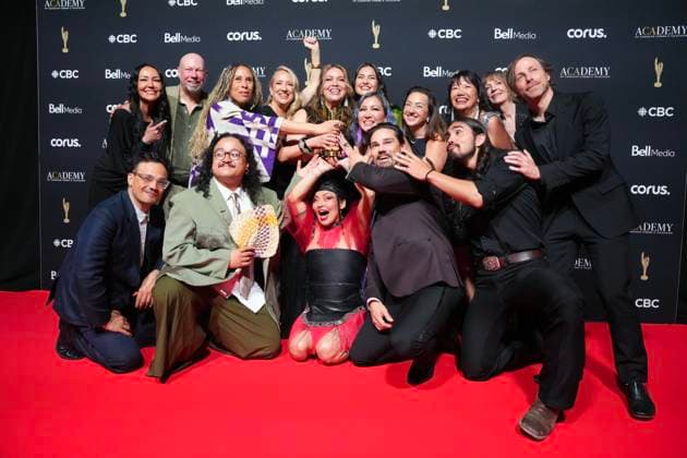 May 31, 2026, Toronto, On, CAN: Cast and Crew members of North of North hold the trophy for Best Comedy Series at The Canadian Screen Awards in Toronto on Sunday, May 31, 2026. Toronto CAN  - ZUMAc35_ 20260531_zaf_c35_079 Copyright: xChrisxYoungx