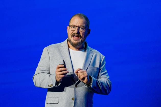 RECORD DATE NOT STATED NVIDIA-GTC TECH Cristiano Amon, President and Chief Executive Officer (CEO) of Qualcomm Incorporated speaking at a keynote at Computex 2026 in Taipei, Taiwan, June 1, 2026. NEXPHER Vernon Yuen TAIPEI