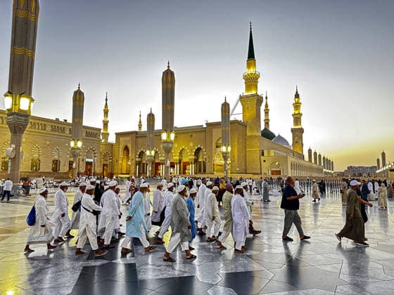 Muslim pilgrims continue to arrive in Medina MEDINA, SAUDI ARABIA - JUNE 1: A view of the Al-Masjid an-Nabawi (the Prophet s Mosque) as Muslim pilgrims who have completed their Hajj duties in Mecca and bid farewell to the Kaaba continue to arrive the city that welcomed Prophet Muhammad during the Hijrah (migration) in Medina, Saudi Arabia, on June 1, 2026. Ali Atmaca Anadolu Medina Saudi Arabia. Editorial use only. Please get in touch for any other usage.  Copyright: x2026xAnadoluxAlixAtmacax