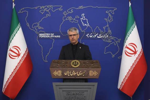 Weekly press conference by Foreign Ministry Spokesperson Esmaeil Baghaei in Tehran, Iran - 01 Jun 2026 Esmail Baghaei Hamaneh, spokesperson of Foreign Ministry seen during his weekly press conference. Tehran Iran Copyright: xFoadxAshtarix xSOPAxImagesx FAshtari-2808